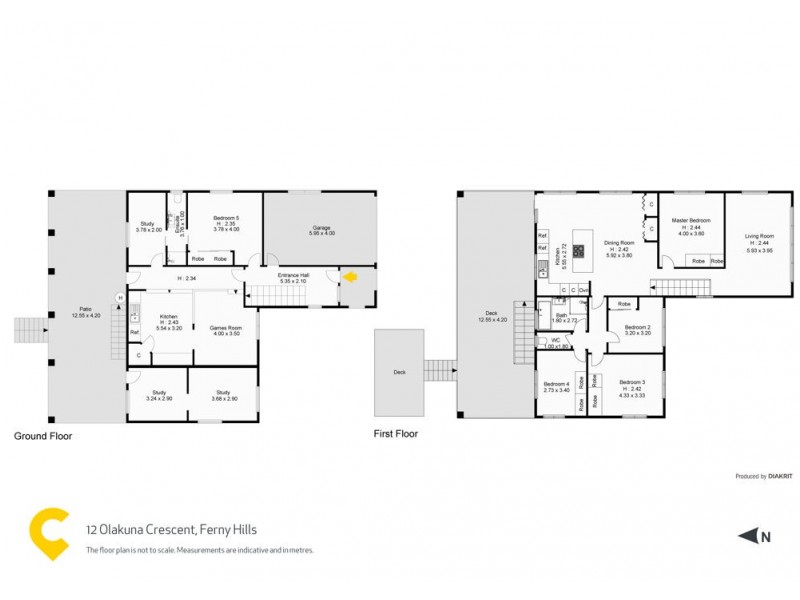 12 Olakuna Crescent, Ferny Hills QLD 4055 Floorplan