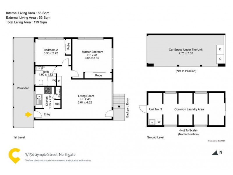 3/154 Gympie Street, Northgate QLD 4013 Floorplan