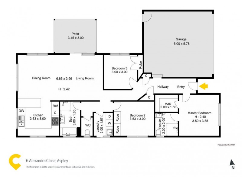 6 Alexandra Close, Aspley QLD 4034 Floorplan