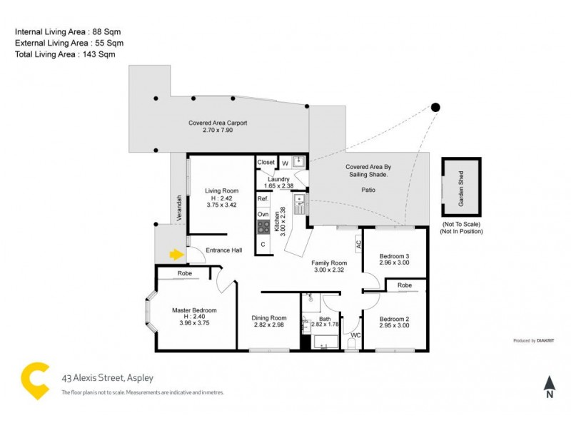 43 Alexis Street, Aspley QLD 4034 Floorplan