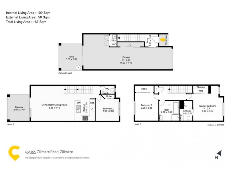 45/395 Zillmere Road, Zillmere QLD 4034 Floorplan