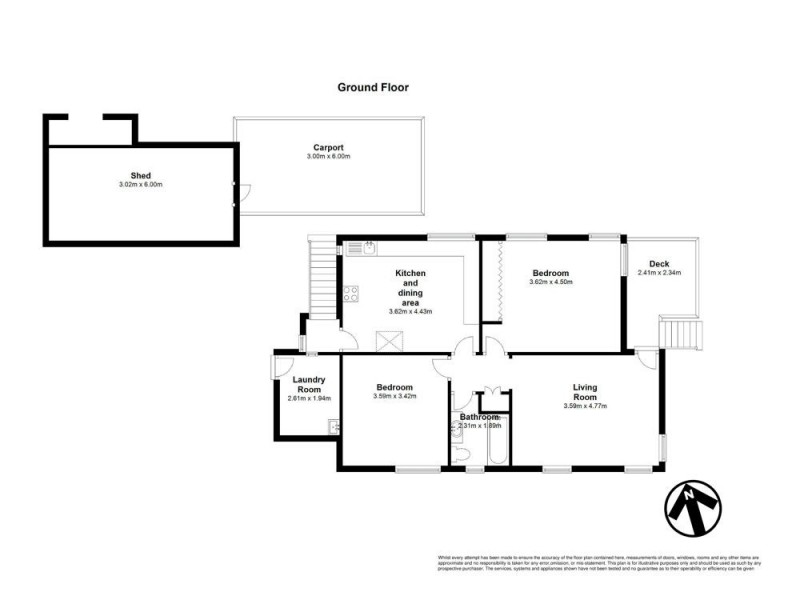 77 Larcombe Street, Zillmere QLD 4034 Floorplan