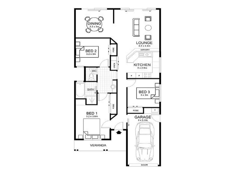 36 Wimbledon Circuit, Carseldine QLD 4034 Floorplan