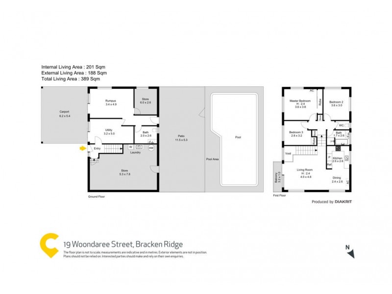 19 Woondaree Street, Bracken Ridge QLD 4017 Floorplan