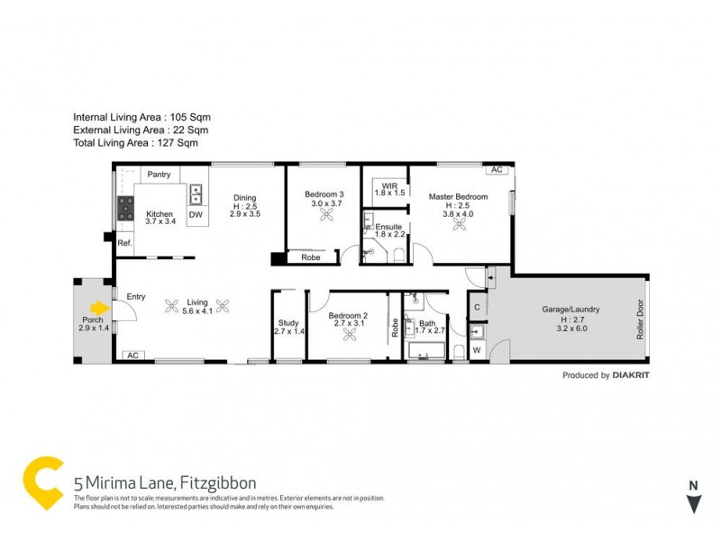 405 Norris Road, Fitzgibbon QLD 4018 Floorplan