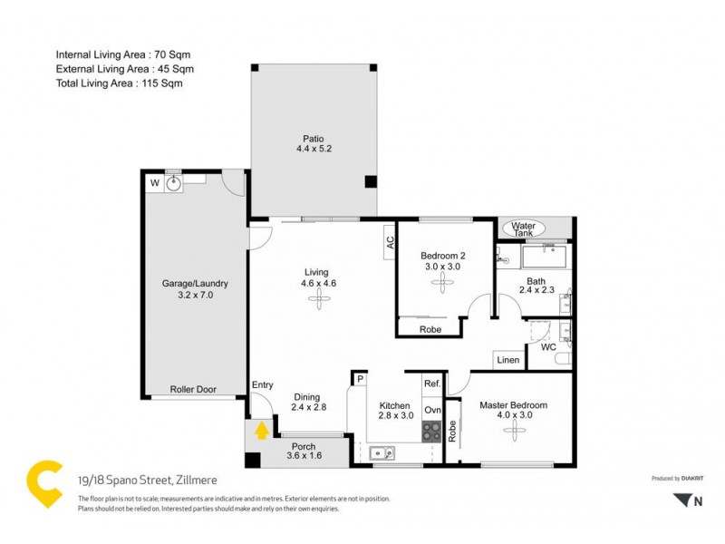 19/18 Spano Street, Zillmere QLD 4034 Floorplan