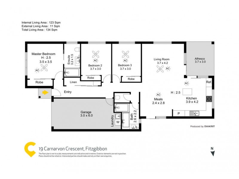 19 Carnarvon Crescent, Fitzgibbon QLD 4018 Floorplan