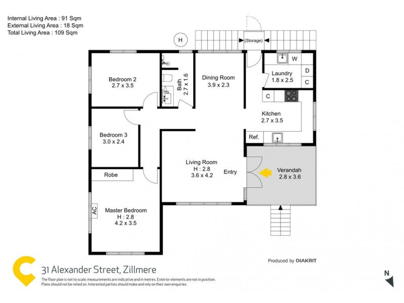 31 Alexander Street, Zillmere QLD 4034 Floorplan