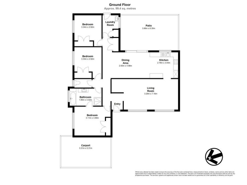 15 Ponti Street, Mcdowall QLD 4053 Floorplan