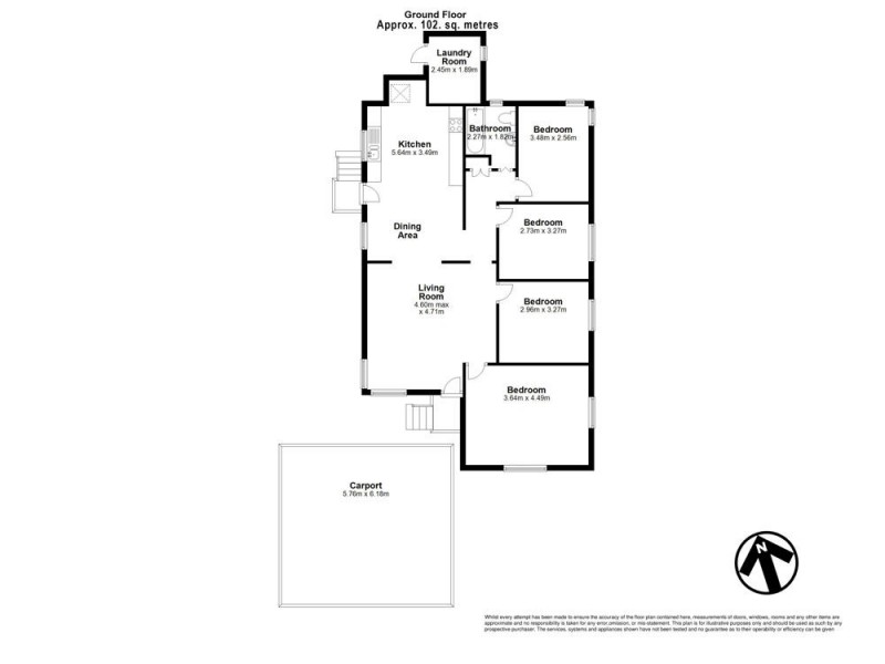 47 Conroy Street, Zillmere QLD 4034 Floorplan