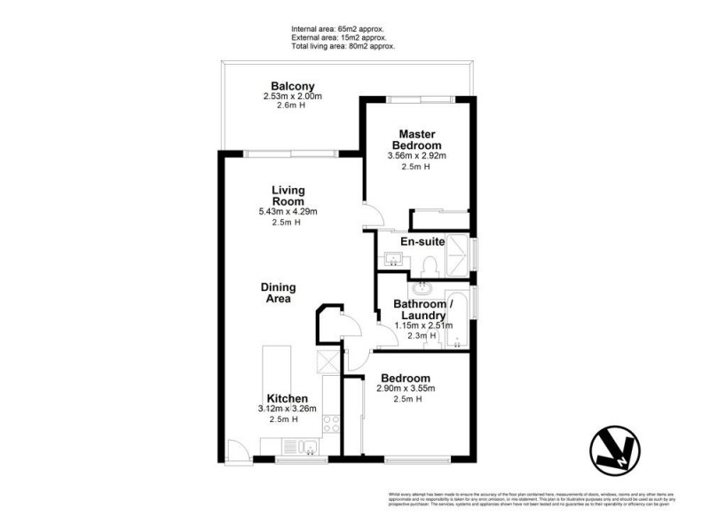 2/42 Rode Road, Wavell Heights QLD 4012 Floorplan