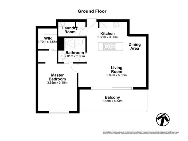 407/392 Hamilton Road, Chermside QLD 4032 Floorplan