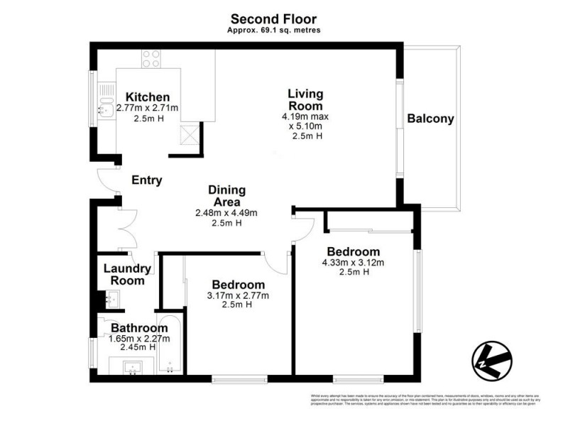 5/19 Marsden Street, Clayfield QLD 4011 Floorplan