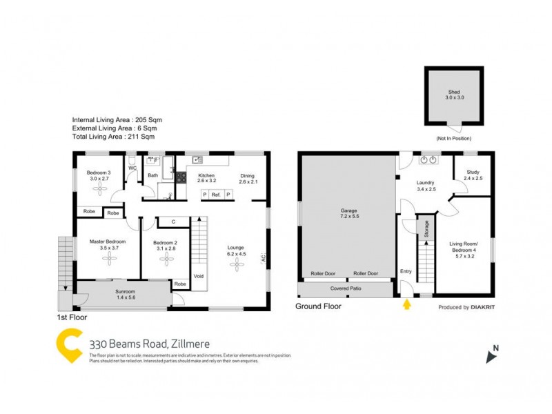 330 Beams Road, Zillmere QLD 4034 Floorplan