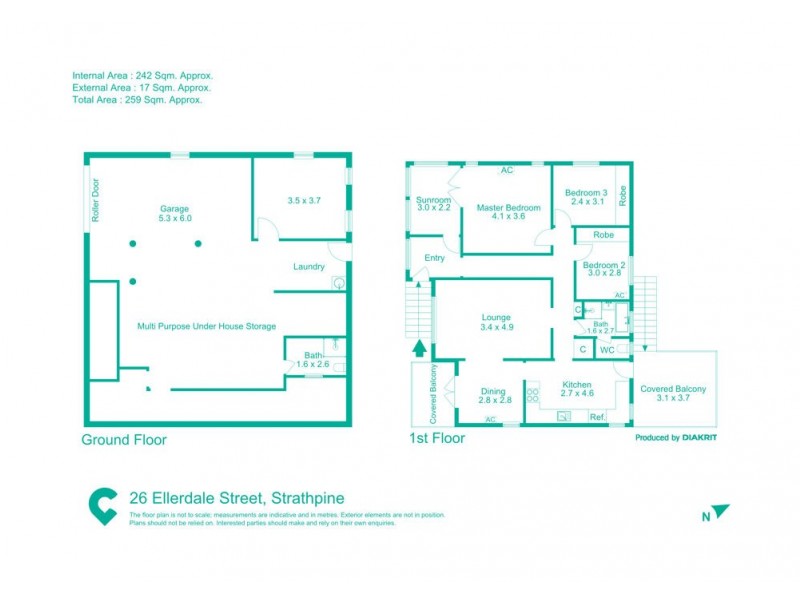 26 Ellerdale Street, Strathpine QLD 4500 Floorplan