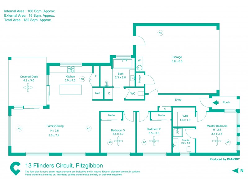 13 Flinders Circuit, Fitzgibbon QLD 4018 Floorplan