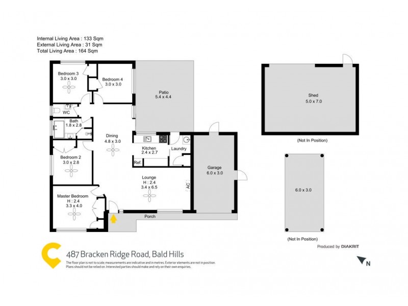 487 Bracken Ridge Road, Bald Hills QLD 4036 Floorplan