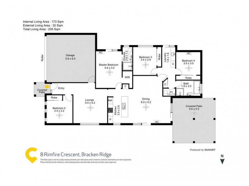 8 Rimfire Cresent, Bracken Ridge QLD 4017 Floorplan