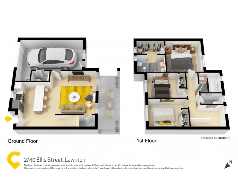 2/40 Ellis Street, Lawnton QLD 4501 Floorplan