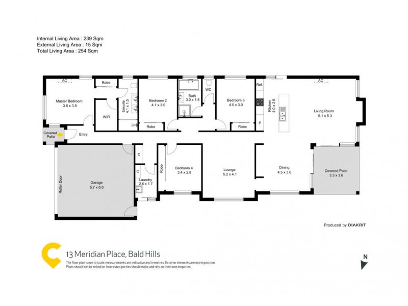 13 Meridian Place, Bald Hills QLD 4036 Floorplan