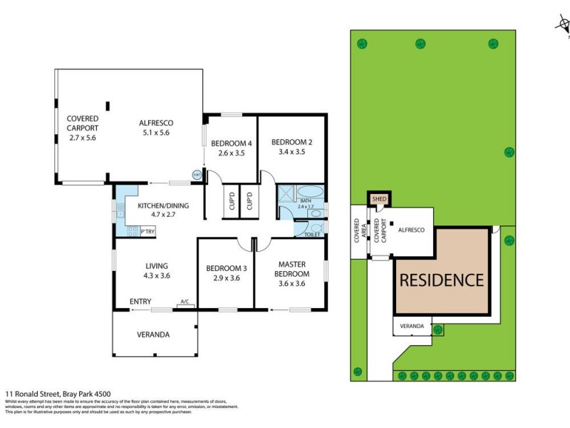 11 Ronald Street, Bray Park QLD 4500 Floorplan