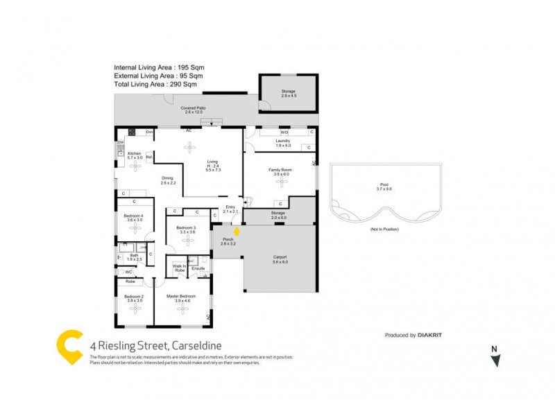 4 Riesling Street, Carseldine QLD 4034 Floorplan