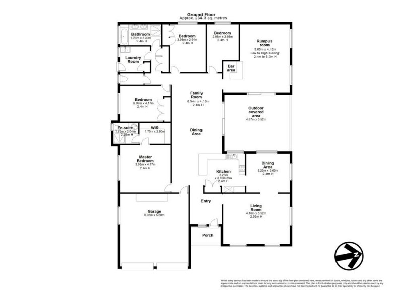 6 Makorako Street, Aspley QLD 4034 Floorplan