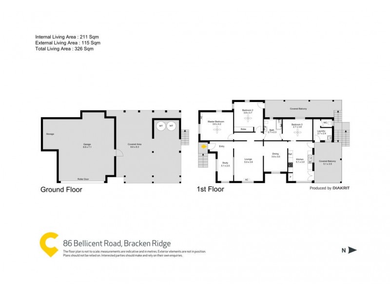 86 Bellicent Road, Bracken Ridge QLD 4017 Floorplan