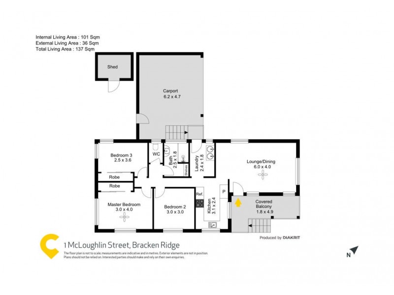 1 McLoughlin Street, Bracken Ridge QLD 4017 Floorplan