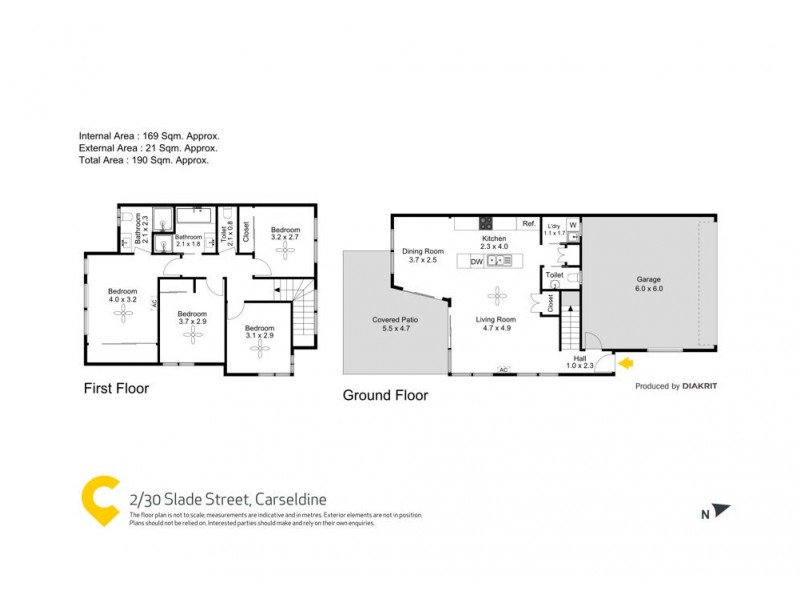 2/30 Slade Street, Carseldine QLD 4034 Floorplan