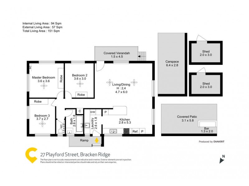 27 Playford Street, Bracken Ridge QLD 4017 Floorplan