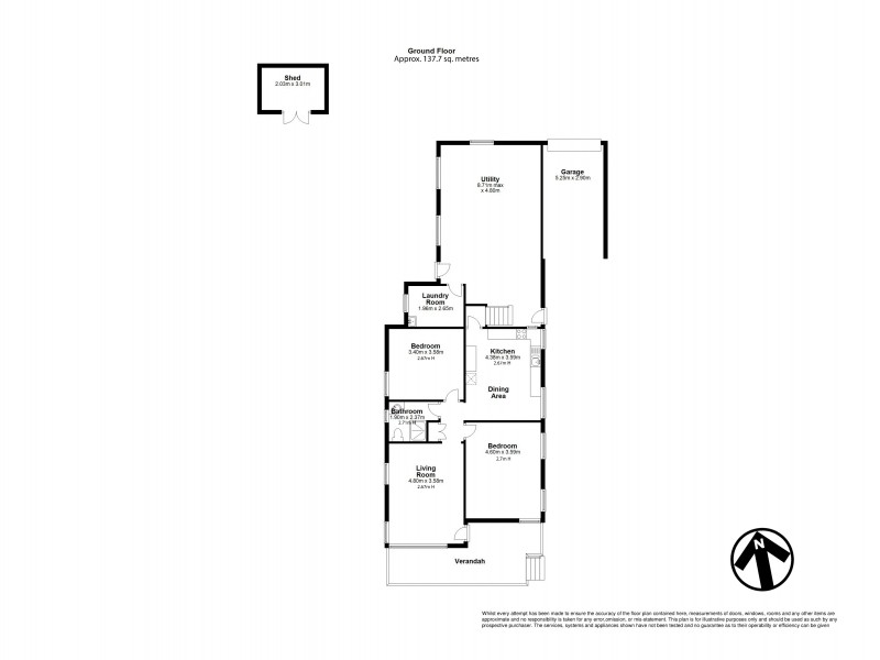 115 Crowley Street, Zillmere QLD 4034 Floorplan
