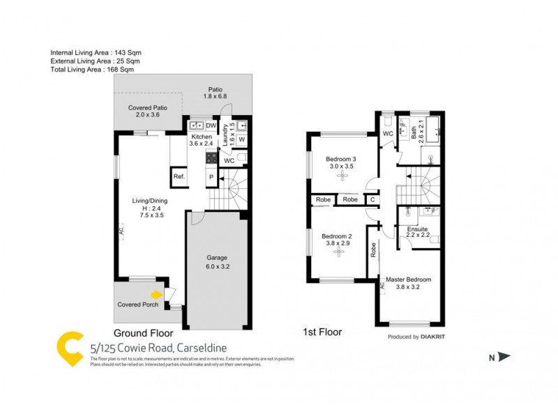 5/125 Cowie Road, Carseldine QLD 4034 Floorplan