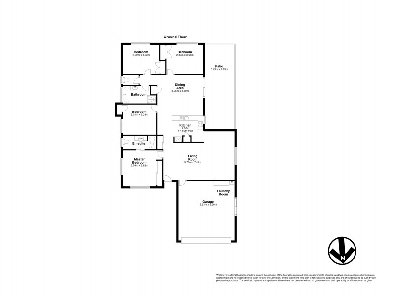 2 Kennerton Court, Morayfield QLD 4506 Floorplan