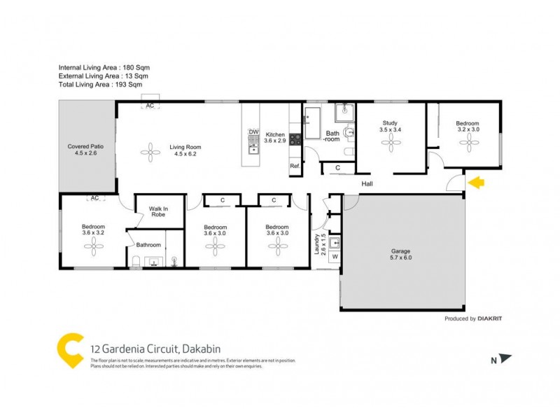 12 Gardenia Circuit, Dakabin QLD 4503 Floorplan