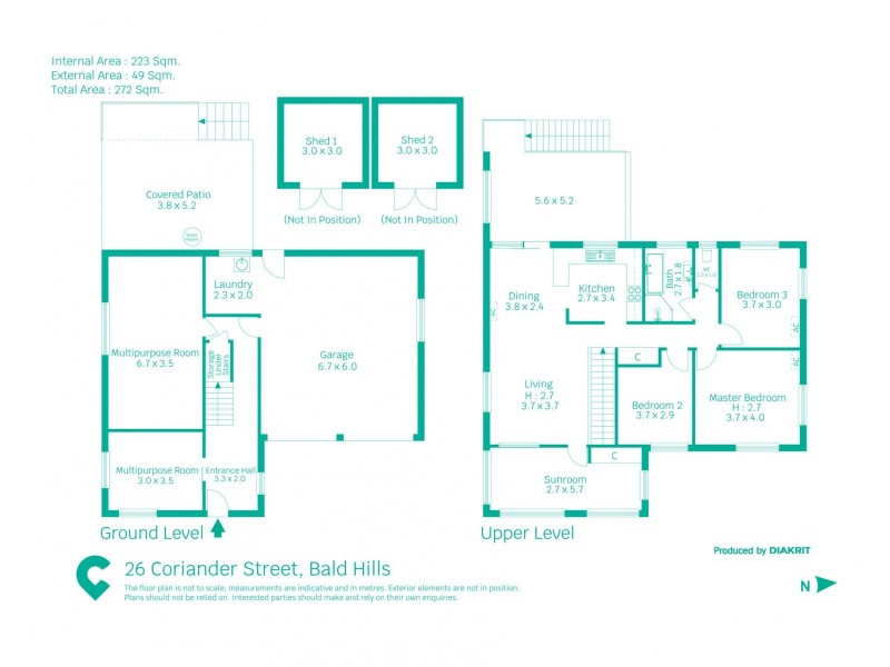 26 Coriander Street, Bald Hills QLD 4036 Floorplan
