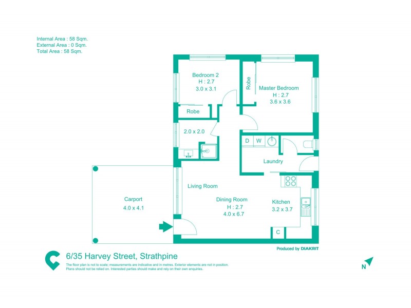 6/35 Harvey Street, Strathpine QLD 4500 Floorplan