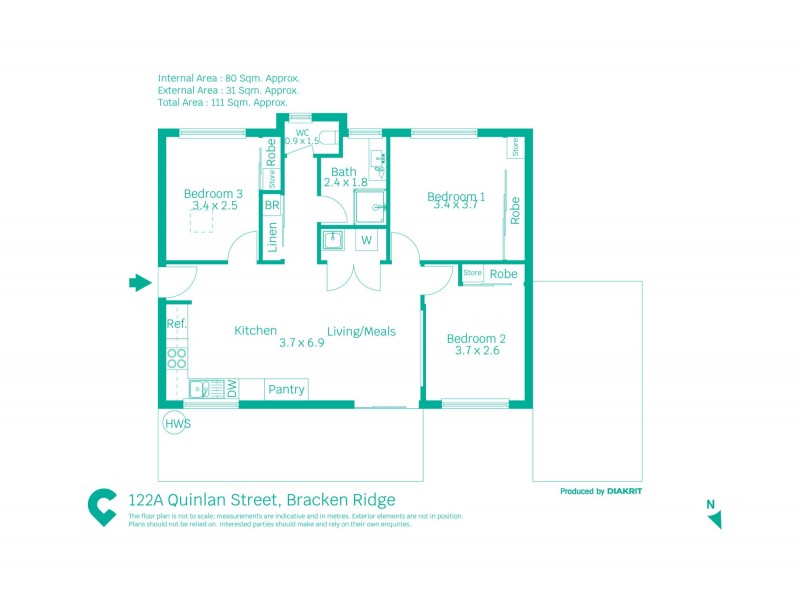 1 & 2/122a Quinlan Street, Bracken Ridge QLD 4017 Floorplan