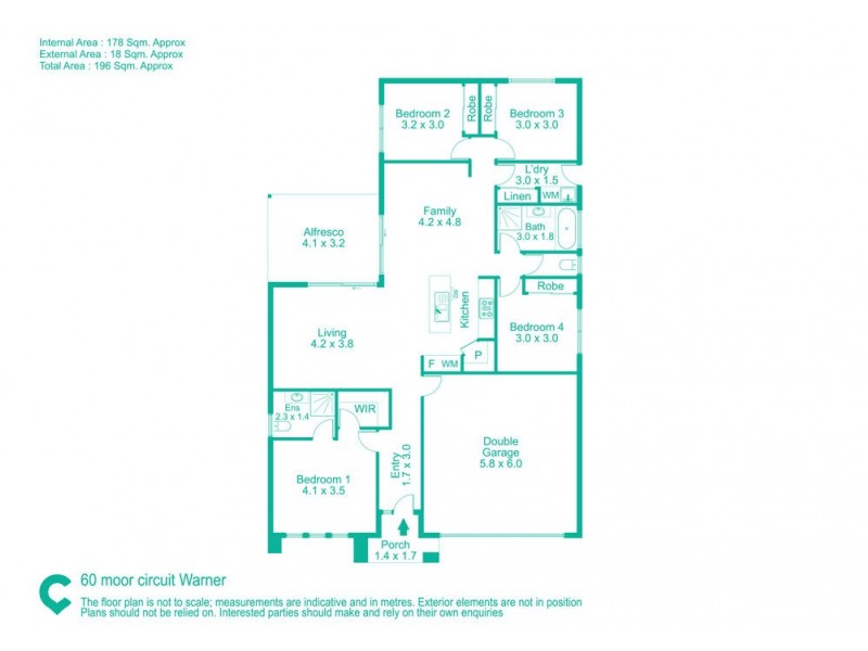 60 Moor Circuit, Warner QLD 4500 Floorplan