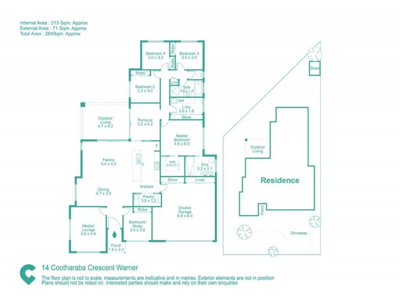 14 Cootharaba Crescent, Warner QLD 4500 Floorplan
