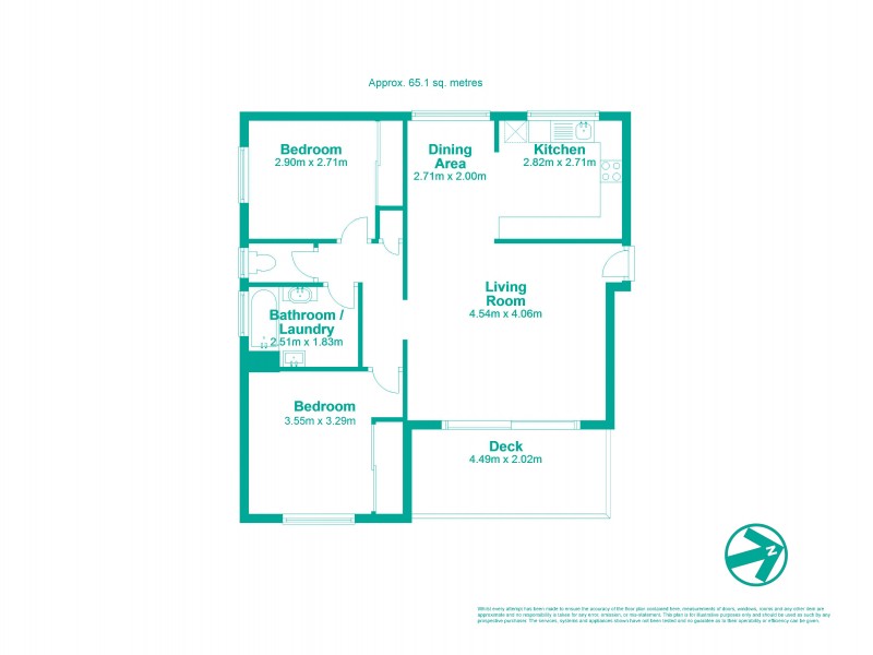3/34 Rode Road, Wavell Heights QLD 4012 Floorplan