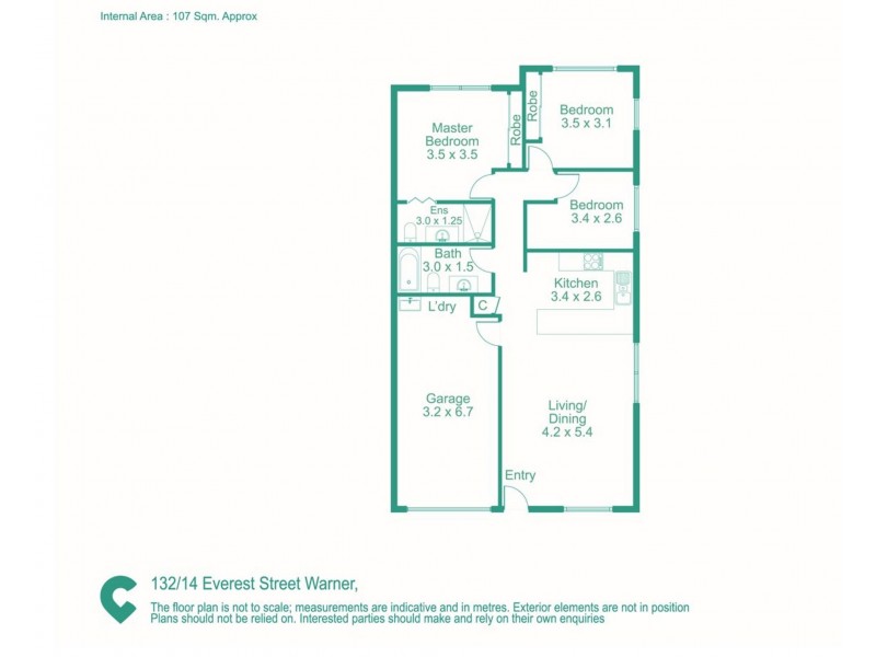 132/14 Everest Street, Warner QLD 4500 Floorplan