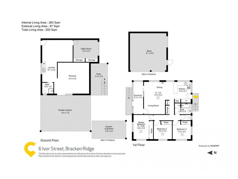 6 Ivor Street, Bracken Ridge QLD 4017 Floorplan
