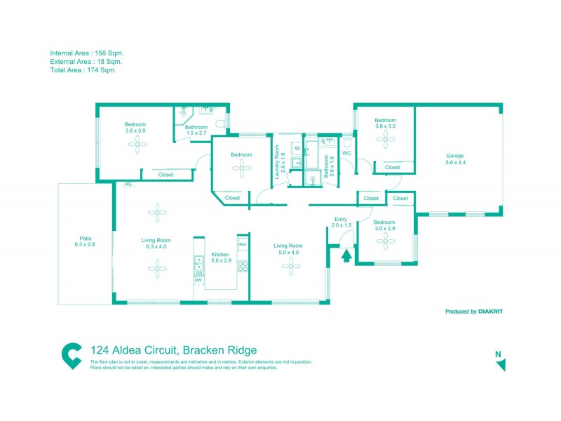 124 Aldea Circuit, Bracken Ridge QLD 4017 Floorplan