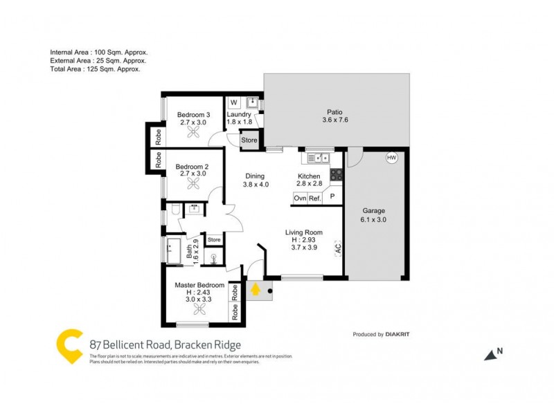 87 Bellicent Road, Bracken Ridge QLD 4017 Floorplan