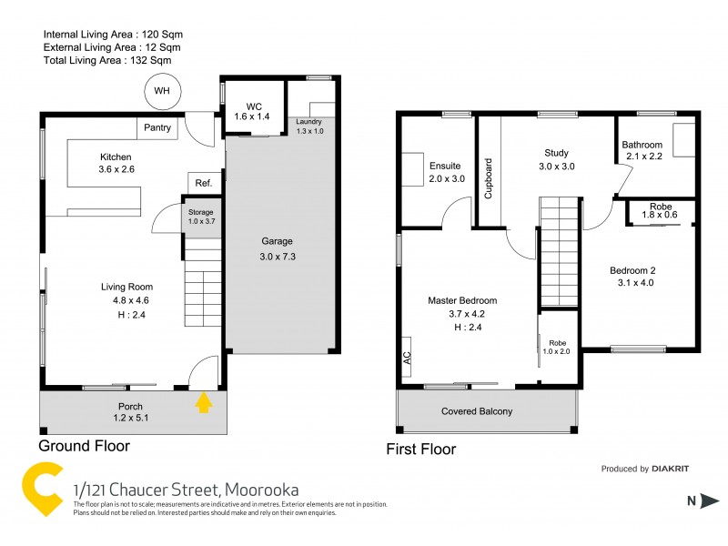 1/121 Chaucer Street, Moorooka QLD 4105 Floorplan
