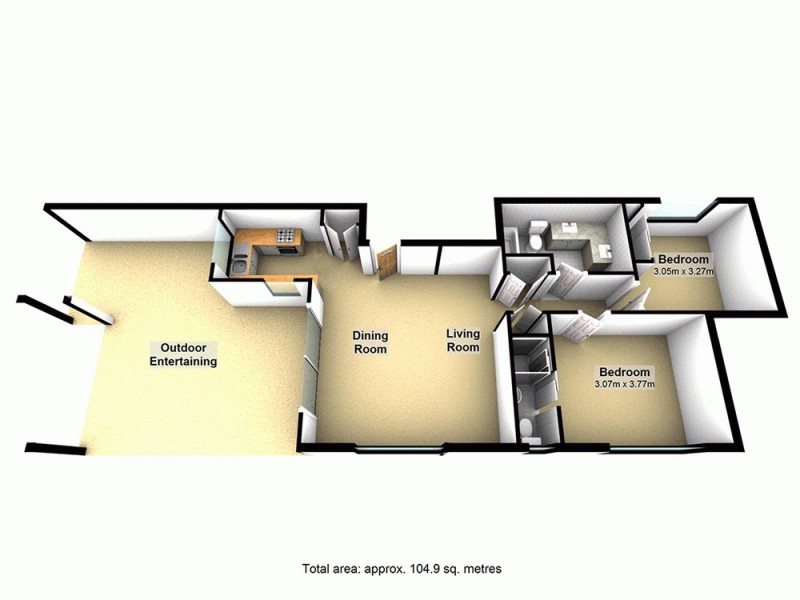 7/265 Old Cleveland Road, Coorparoo QLD 4151 Floorplan