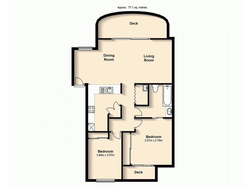 7/81 Grosvenor St, Morningside QLD 4170 Floorplan
