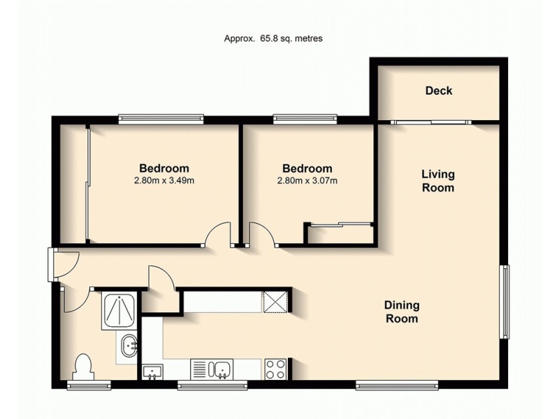 12/63 Northcote St, East Brisbane QLD 4169 Floorplan