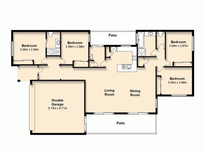 68 Freshwater Drive, Berrinba QLD 4117 Floorplan